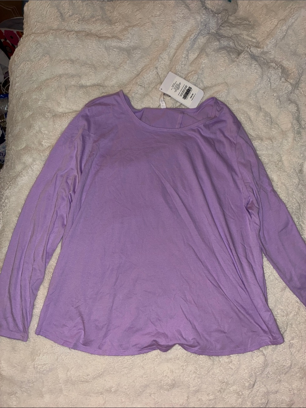 Fabletics Lavender Long Sleeve. Top In Front. Sexy In The Back
330